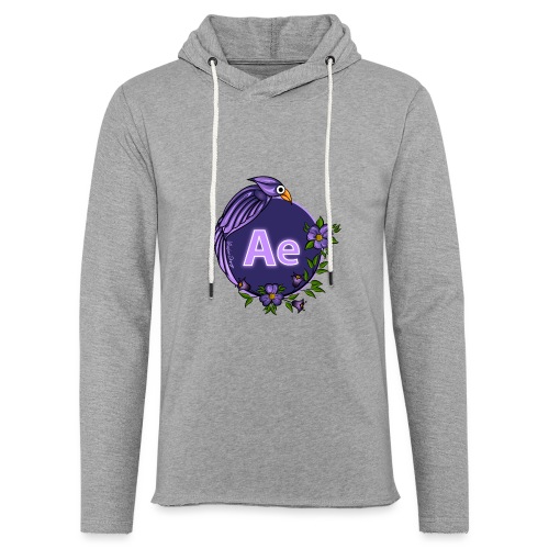 New AE Aftereffect Logo 2021 - Unisex Lightweight Terry Hoodie