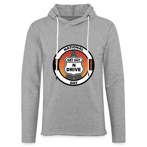 National Get Out N Drive Day Official Event Merch - Unisex Lightweight Terry Hoodie