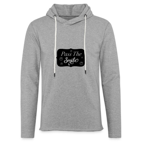Pass The Smile - Unisex Lightweight Terry Hoodie