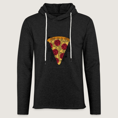 Pizza in the Face - Unisex Lightweight Terry Hoodie