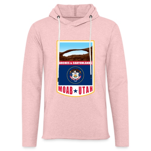 Utah - Moab, Arches & Canyonlands - Unisex Lightweight Terry Hoodie