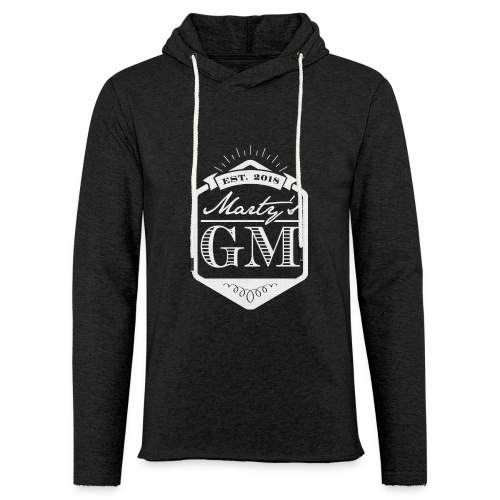 GM Shield W Logo Front only - Unisex Lightweight Terry Hoodie