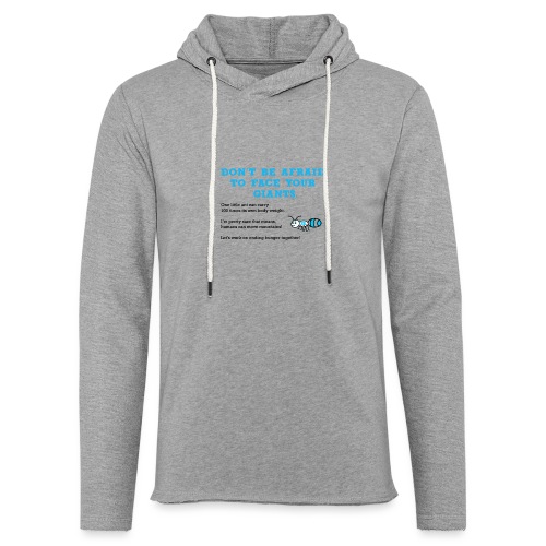 Humans Can Move Mountains - Unisex Lightweight Terry Hoodie