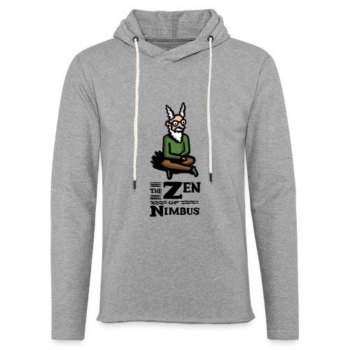 Nimbus character in color and logo vertical - Unisex Lightweight Terry Hoodie