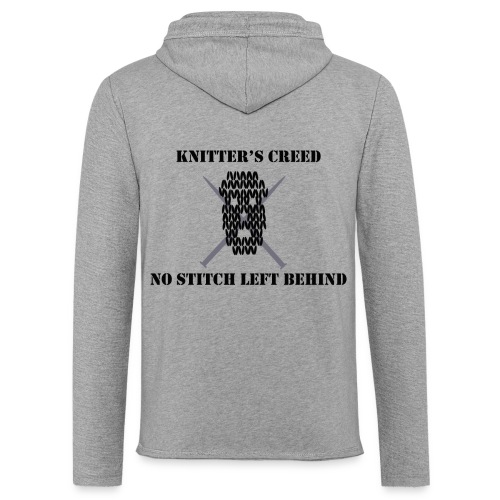 Knitter's Creed - Unisex Lightweight Terry Hoodie