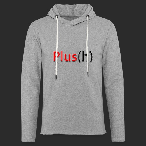 Plus(h) New logo Large fo - Unisex Lightweight Terry Hoodie