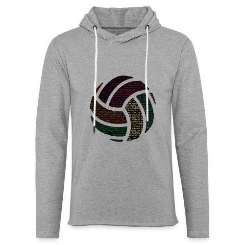 newcolorfulbellavolleyballnew 4x - Unisex Lightweight Terry Hoodie