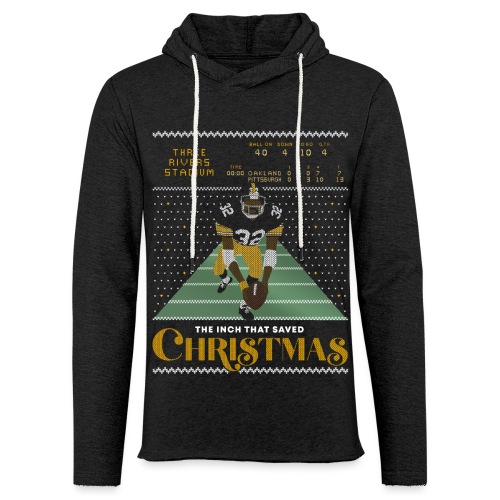 The Inch That Saved Christmas - Unisex Lightweight Terry Hoodie