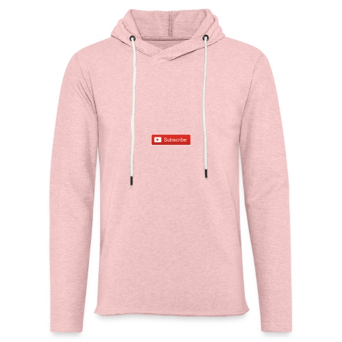 YOUTUBE SUBSCRIBE - Unisex Lightweight Terry Hoodie