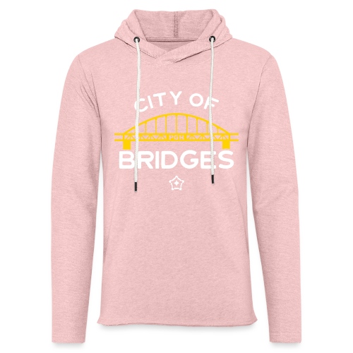 Pittsburgh City Of Bridges - Unisex Lightweight Terry Hoodie