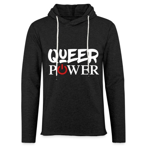 Queer Power T-Shirt 02 - Unisex Lightweight Terry Hoodie