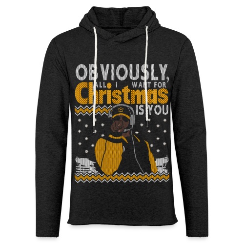 Obviously, All I Want For Christmas is You - Unisex Lightweight Terry Hoodie