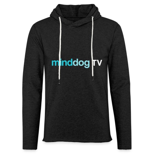 minddogTV logo simplistic - Unisex Lightweight Terry Hoodie