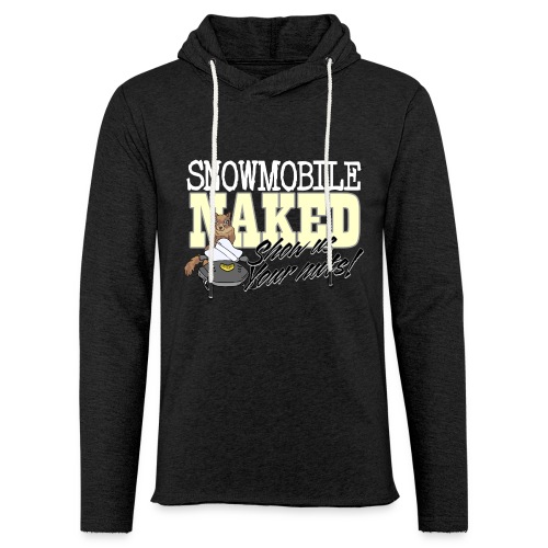 Snowmobile Naked - Unisex Lightweight Terry Hoodie