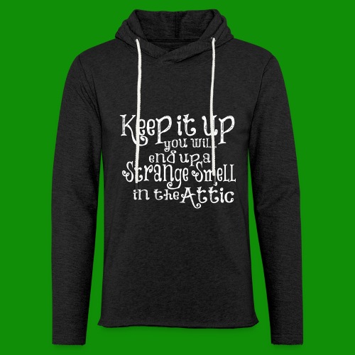 Strange Smell in the Attic - Unisex Lightweight Terry Hoodie