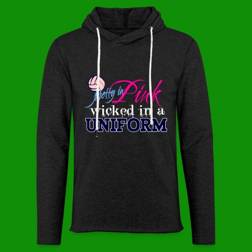 Volleyball Wicked in a Uniform - Unisex Lightweight Terry Hoodie