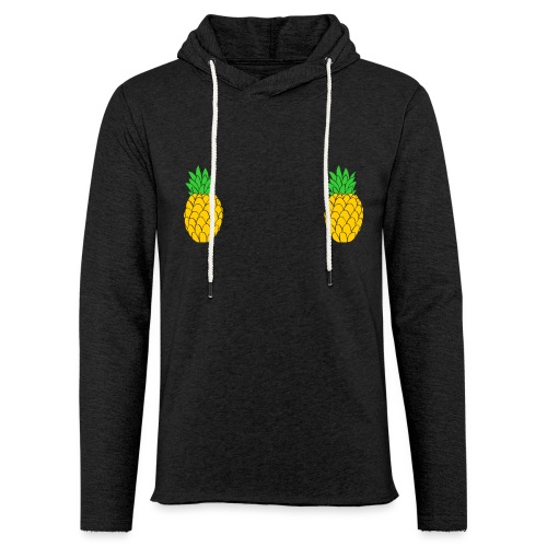 Pineapple nipple shirt - Unisex Lightweight Terry Hoodie