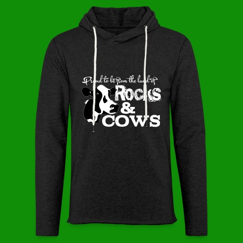 Rocks & Cows Rural Minnesota - Unisex Lightweight Terry Hoodie