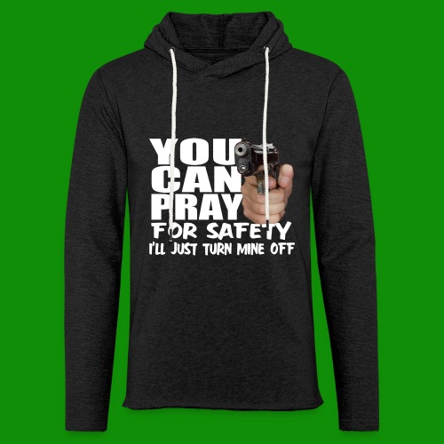 Pray For Safety - Unisex Lightweight Terry Hoodie