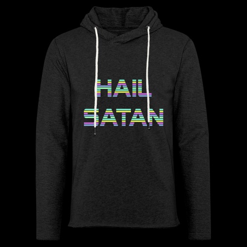 Hail Satan - Vaporwave - Unisex Lightweight Terry Hoodie