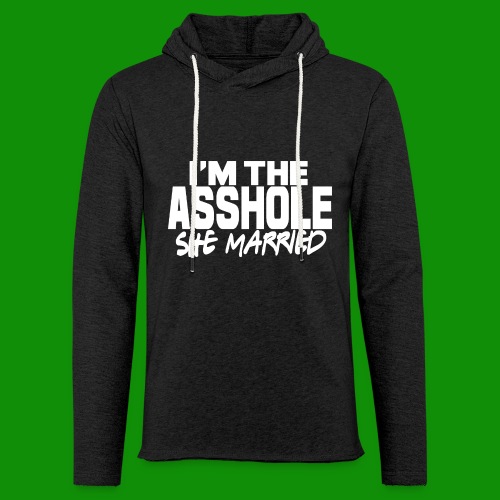 A@$hole She Married - Unisex Lightweight Terry Hoodie