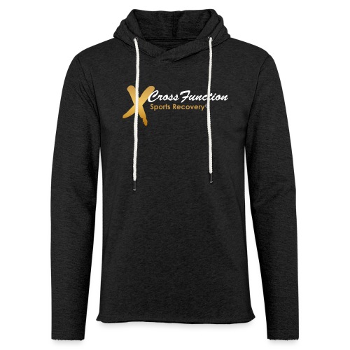 CrossFunction Sports Recovery Apparel - Unisex Lightweight Terry Hoodie