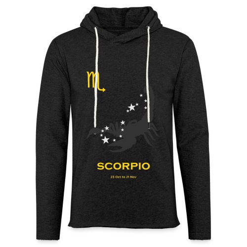 Scorpio zodiac astrology horoscope - Unisex Lightweight Terry Hoodie