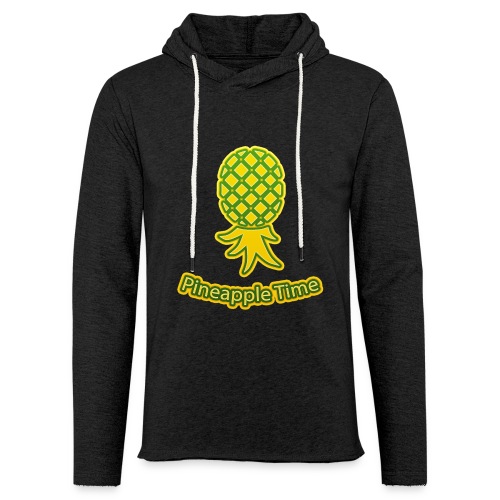 Swingers - Pineapple Time - Transparent Background - Unisex Lightweight Terry Hoodie