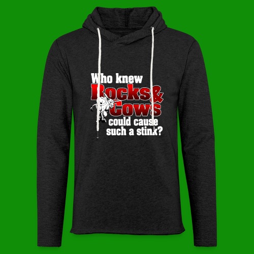 Who Knew? Rocks and Cows - Unisex Lightweight Terry Hoodie