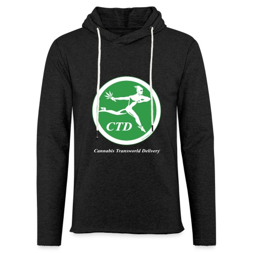 Cannabis Transworld Delivery - Green-White - Unisex Lightweight Terry Hoodie