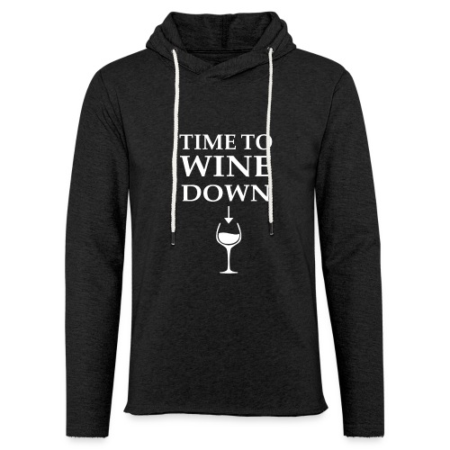 Time to Wine Down - Unisex Lightweight Terry Hoodie