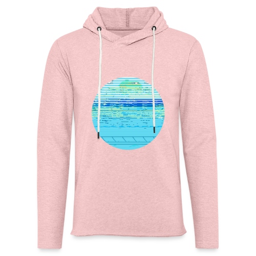 Abstract blue - Unisex Lightweight Terry Hoodie