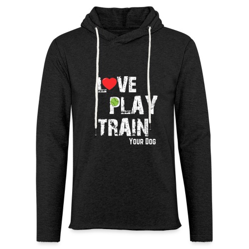 Love.Play.Train Your dog - Unisex Lightweight Terry Hoodie