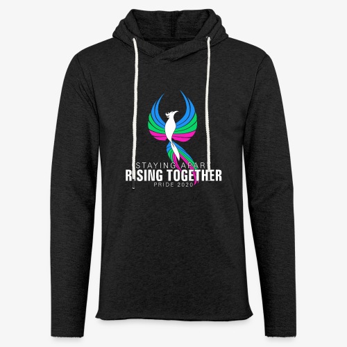 Polysexual Staying Apart Rising Together Pride - Unisex Lightweight Terry Hoodie