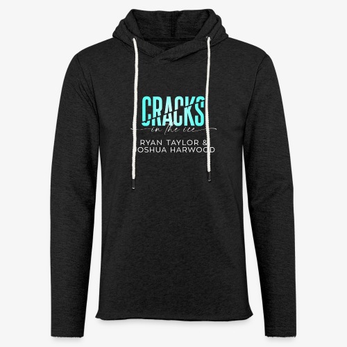 Cracks in the Ice Title White - Unisex Lightweight Terry Hoodie