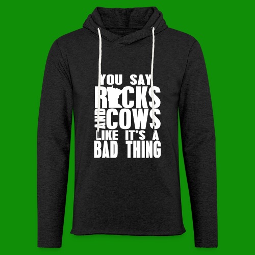 Rocks & Cows - Bad Thing - Unisex Lightweight Terry Hoodie