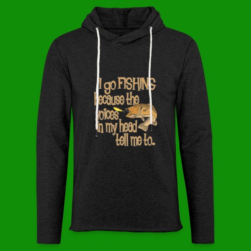 Fishing Voices - Unisex Lightweight Terry Hoodie