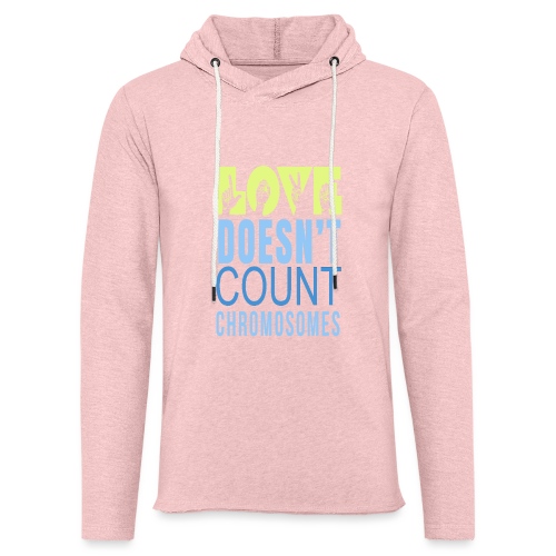 Love Doesn't Count Chromosomes - Unisex Lightweight Terry Hoodie