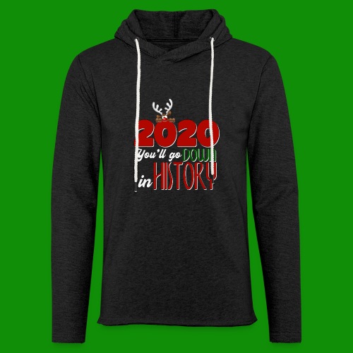 2020 You'll Go Down in History - Unisex Lightweight Terry Hoodie