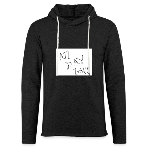 All Day Long - Unisex Lightweight Terry Hoodie