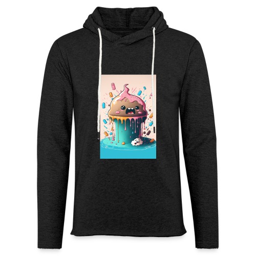 Cake Caricature - January 1st Dessert Psychedelics - Unisex Lightweight Terry Hoodie