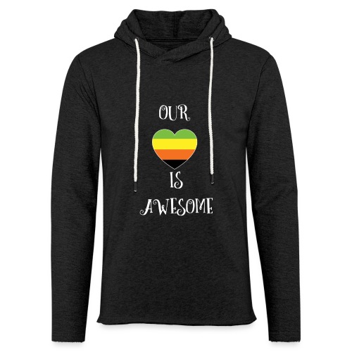 Aromantic Love Is Awesome - Unisex Lightweight Terry Hoodie