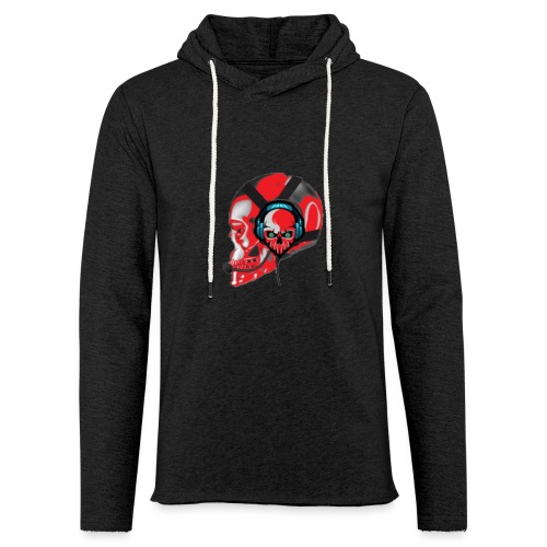 red head gaming logo no background transparent - Unisex Lightweight Terry Hoodie