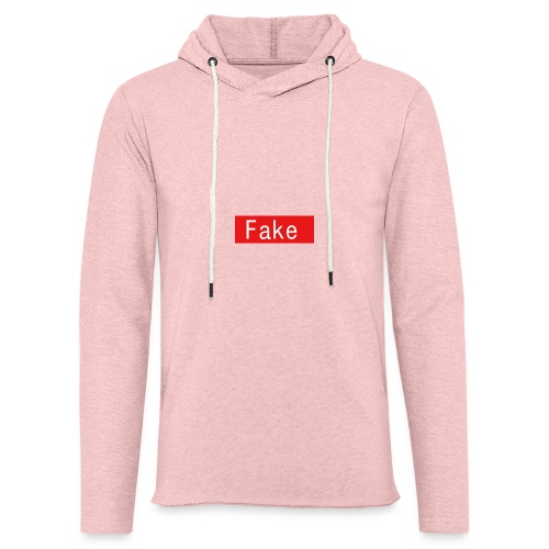 Fake By Clean Finish - Unisex Lightweight Terry Hoodie