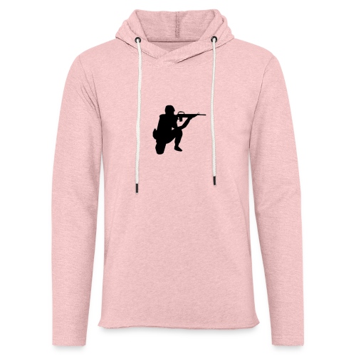 Infantry at ready for action. - Unisex Lightweight Terry Hoodie