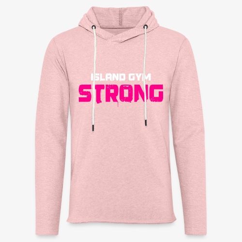 Island Gym Strong Pink color IG - Unisex Lightweight Terry Hoodie