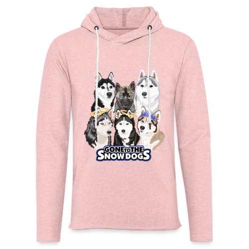 The Gone to the Snow Dogs Husky Pack! - Unisex Lightweight Terry Hoodie