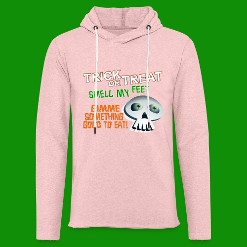 Trick or Treat, Smell My Feet - Unisex Lightweight Terry Hoodie