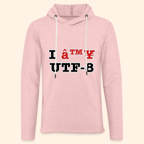 I â™¥ UTF-8 - Unisex Lightweight Terry Hoodie