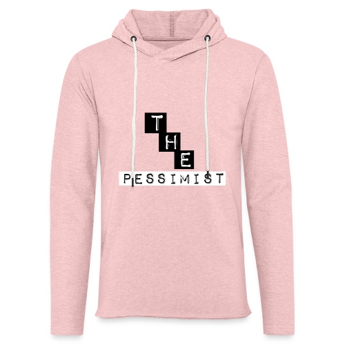 The pessimist Abstract Design - Unisex Lightweight Terry Hoodie